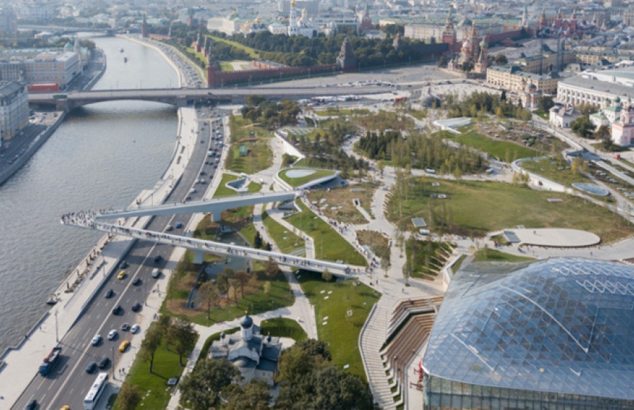 Khám phá khu đô thị hoang dã tại Công viên Zaryadye, Moscow