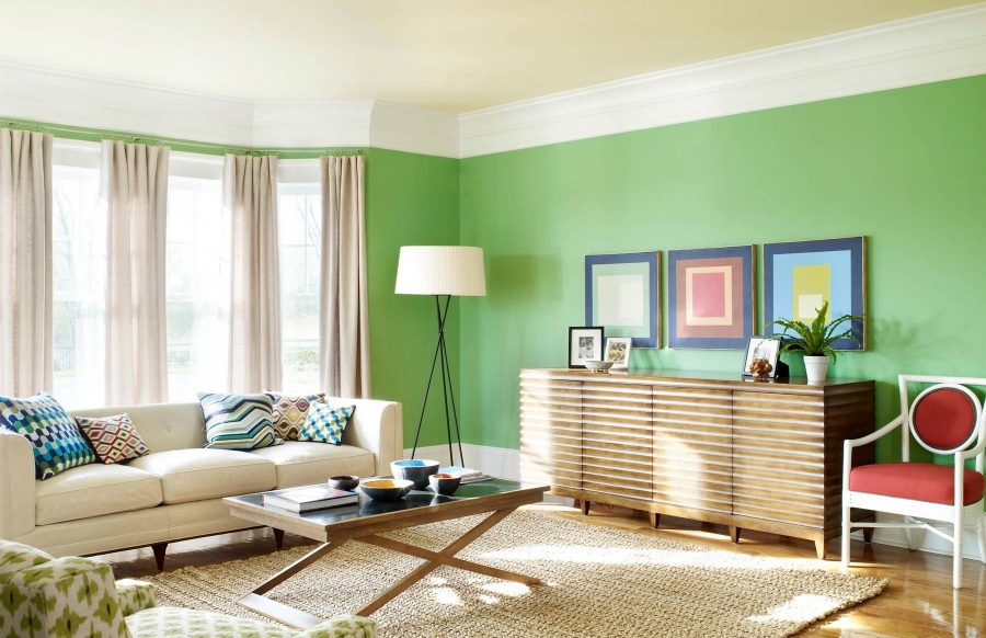 Nguyên tắc phối màu nội thất 60/30/10 cho không gian đẹp 