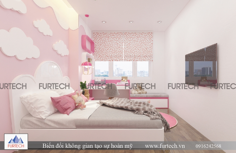 Bí quyết thiết kế nội thất phòng ngủ cho bé siêu đẹp  