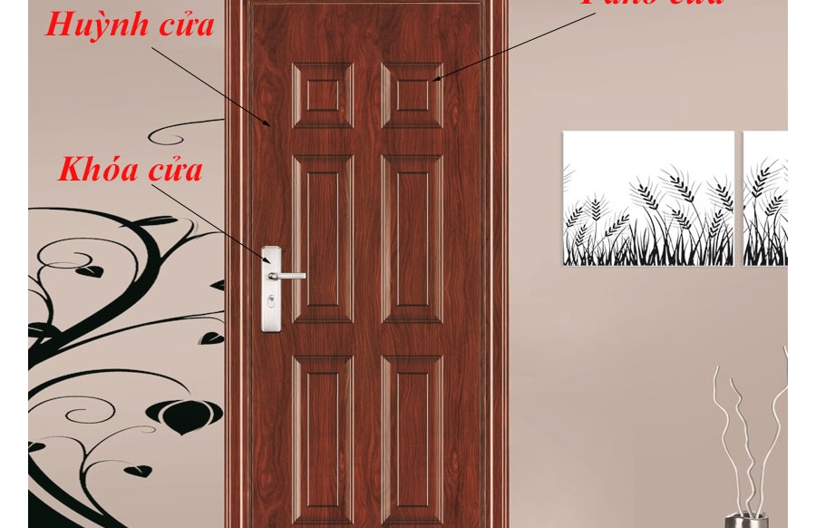 Huỳnh cửa thép là gì? Pano cửa thép vân gỗ là gì?
