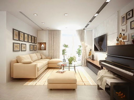 Tranh ảnh treo trong phòng khách